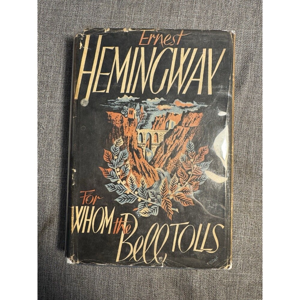 Ernest Hemingway For Whom The Bell Tolls 1941 First UK Edition Jonathan Cape HC